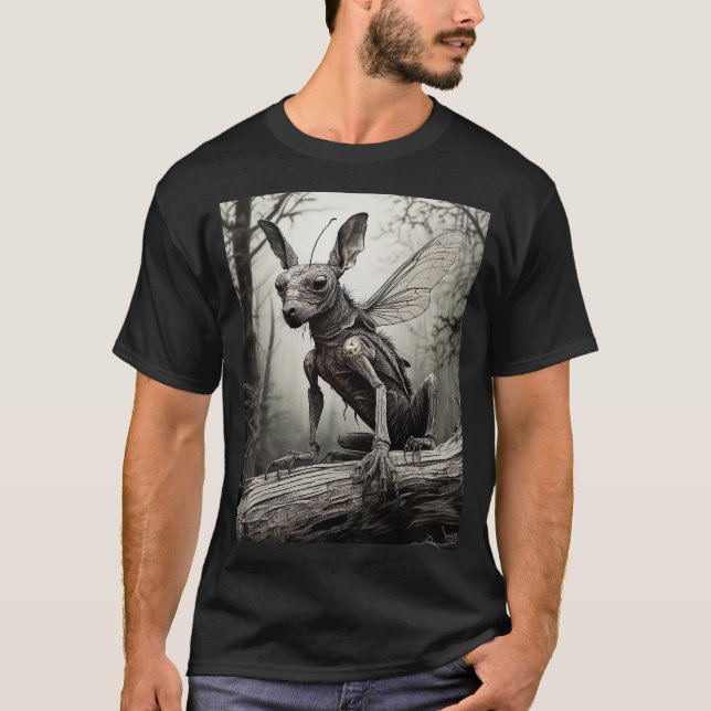 Camiseta Críquete Rato - Criatura Mítica (Frente)