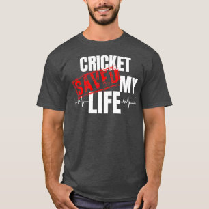 Camiseta críquete salvou minha vida