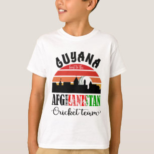 Camiseta Críquete T20 da Guiana Hospeda a Críquete do Afega