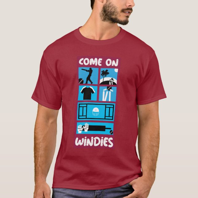 Camiseta Críquete Windies West Indies (Frente)