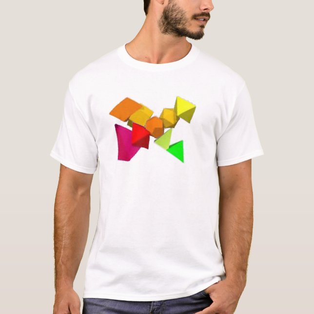 Camiseta Cris Cross Geométrico Design de T-shirt (Frente)