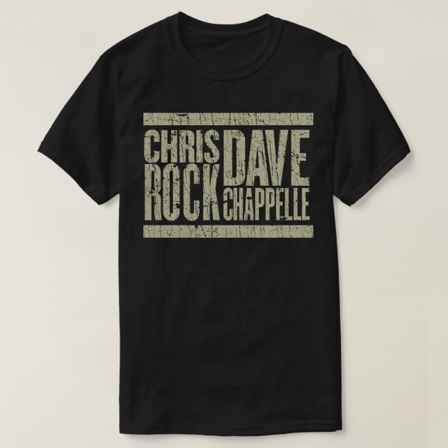 Camiseta Cris Rock Dave Chappelle VINTAGE RETRO STYLE (Frente do Design)