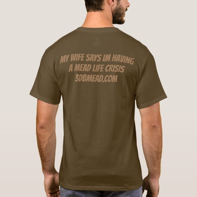 CAMISETA CRISE DE VIDA DA CARNE (Verso)