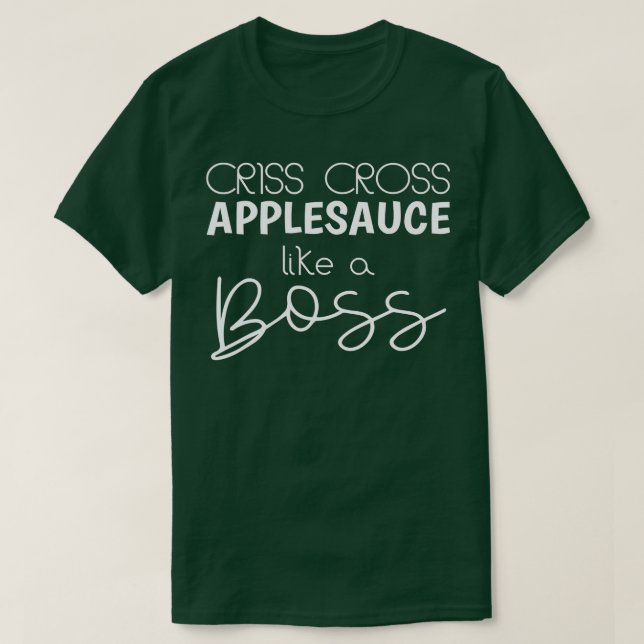 Camiseta Crises Cross Aplauce Engraçado Professor Kinder Ba (Frente do Design)