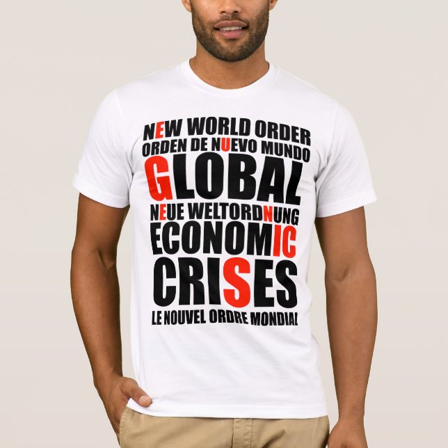 Camiseta crises globais (Frente)
