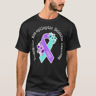 Camiseta Crises Psicogénicas Não-epilépticas PNP Teal Roxo