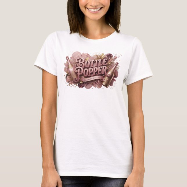 Camiseta Crisp Red BOTTLE POPPER (Frente)