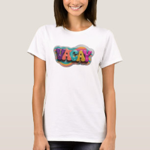 Camiseta Crisp Teal VACAY Statement