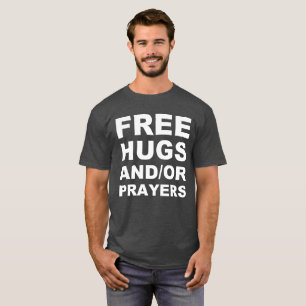 Camiseta Cristã Abraços Gratuitos E/ou Orações