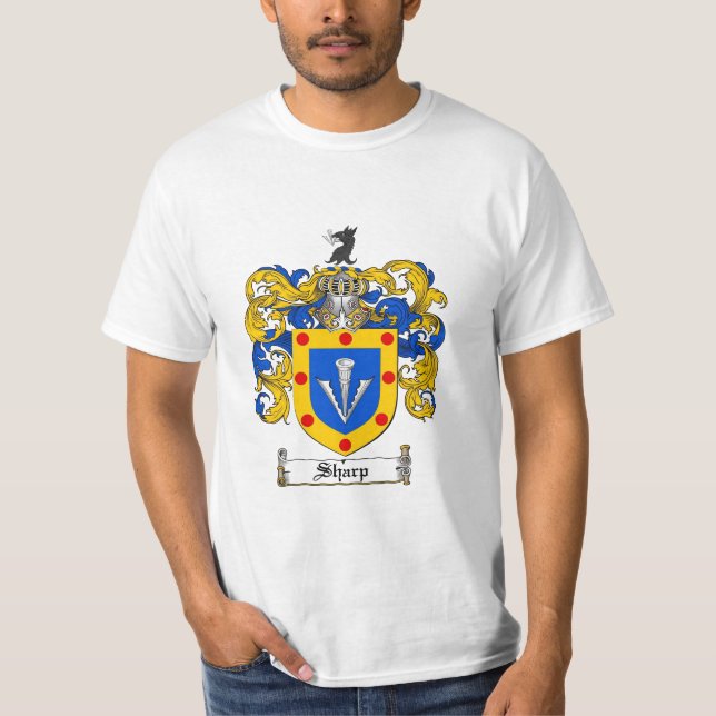 Camiseta Crista afiada da família - brasão afiada (Frente)