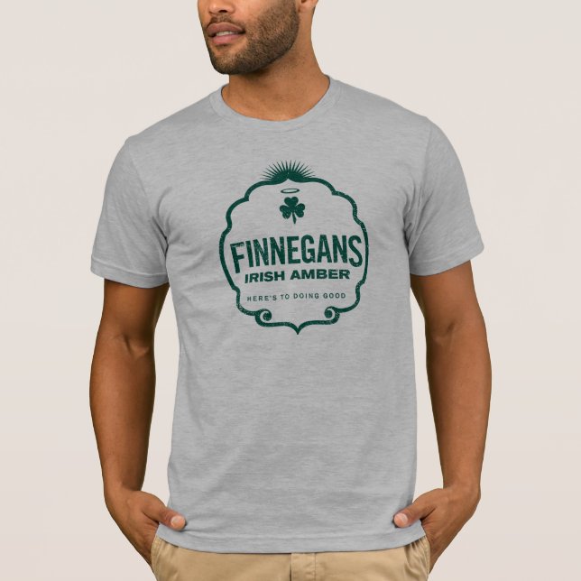 Camiseta Crista ambarina irlandesa de Finnegans (Frente)