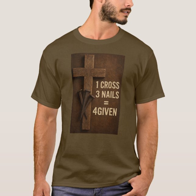 Camiseta Cristã "Consegui" (Frente)