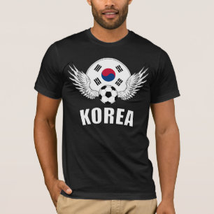 Camiseta Crista coreana do futebol (escura)