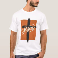 Camiseta Cristã Cruz de Jesus Vintage Design_1