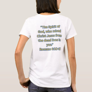 Camiseta Cristã Cruz do Poder da Ressurreição