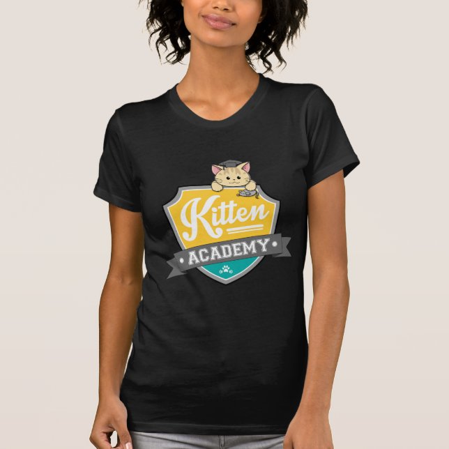 Camiseta Crista da academia do gatinho (Frente)