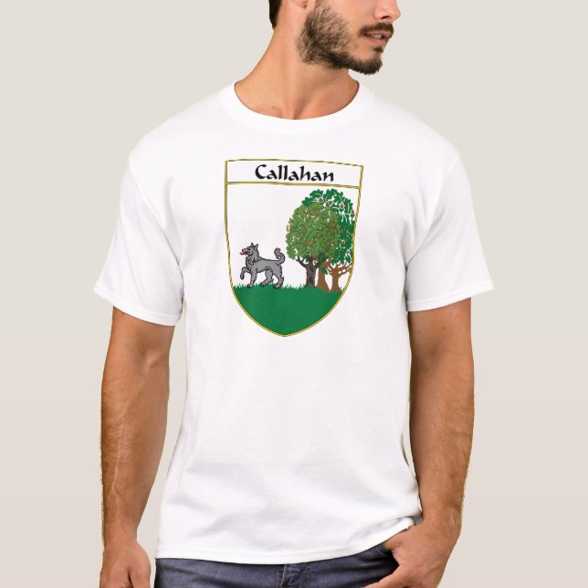 Camiseta Crista da brasão/família de Callahan (Frente)