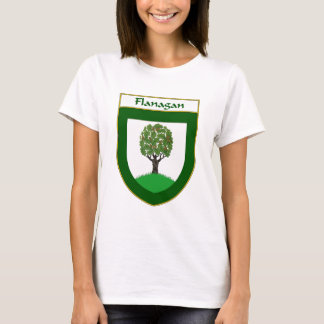 Camiseta Crista da brasão/família de Flanagan