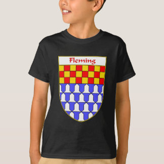 Camiseta Crista da brasão/família de Fleming