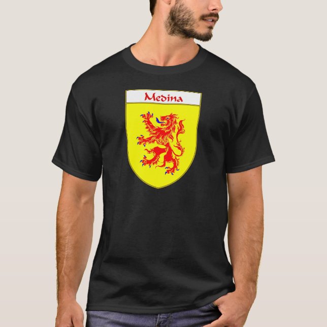 Camiseta Crista da brasão/família de Medina (Frente)