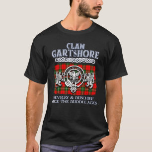 Camiseta crista da Clan Gartshore clãs escoceses Sobrenome