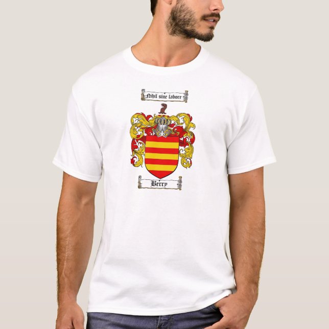 CAMISETA CRISTA DA FAMÍLIA DA BAGA - BRASÃO DA BAGA (Frente)