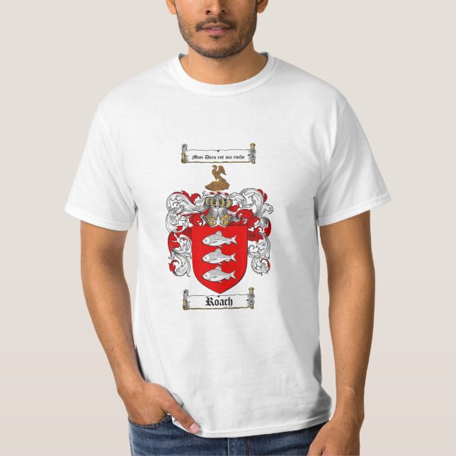 Camiseta Crista da família da barata - brasão da barata (Frente)