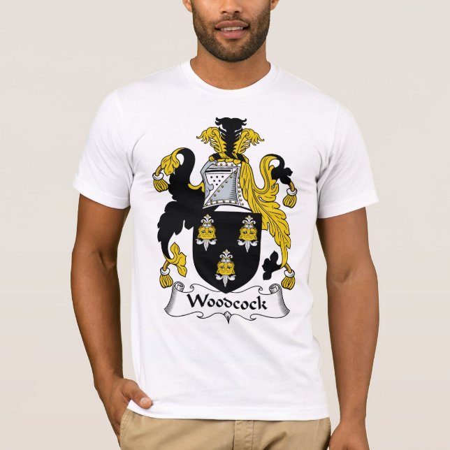 Camiseta Crista da família da galinhola (Frente)