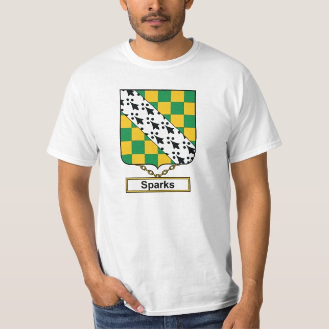 Camiseta Crista da família das faíscas (Frente)