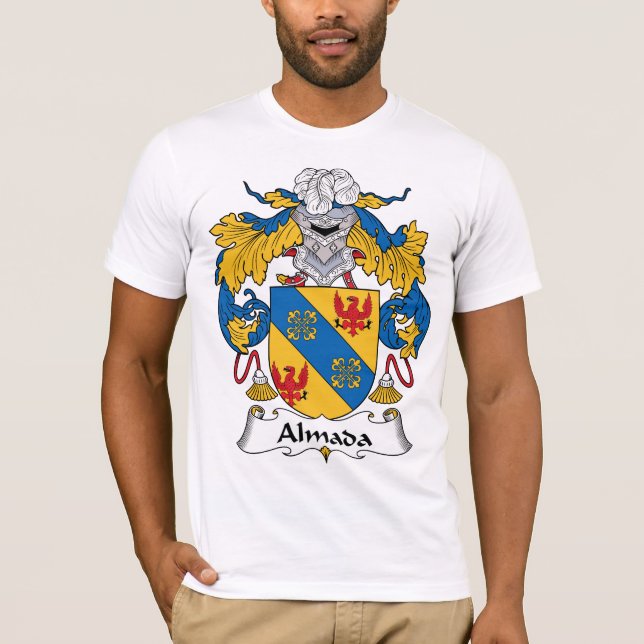Camiseta Crista da família de Almada (Frente)