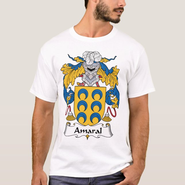 Camiseta Crista da família de Amaral (Frente)