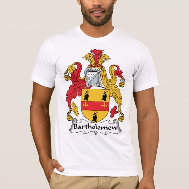 Camiseta Crista da família de Bartholomew (Frente)