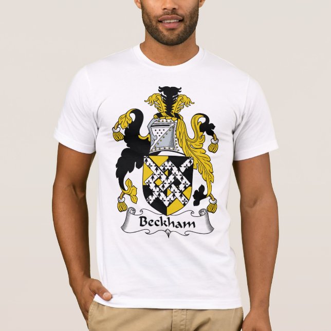 Camiseta Crista da família de Beckham (Frente)