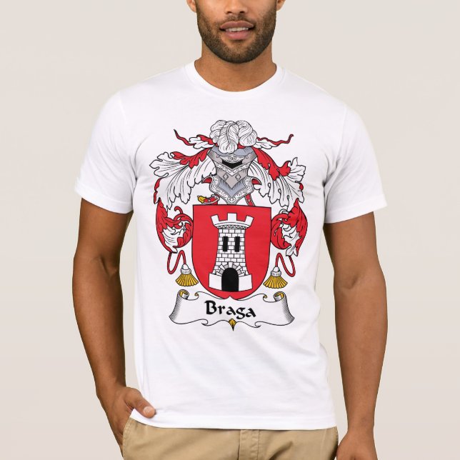 Camiseta Crista da família de Braga (Frente)