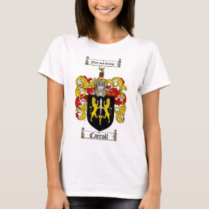 CAMISETA CRISTA DA FAMÍLIA DE CARROLL - BRASÃO DE CARROLL