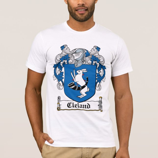 Camiseta Crista da família de Cleland (Frente)