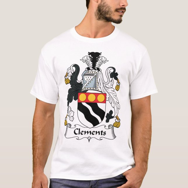 Camiseta Crista da família de Clements (Frente)