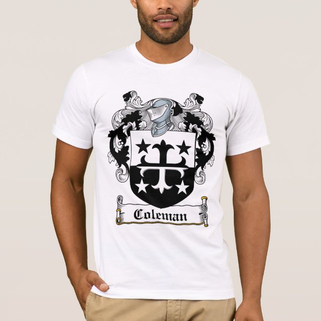 Camiseta Crista da família de Coleman (Frente)