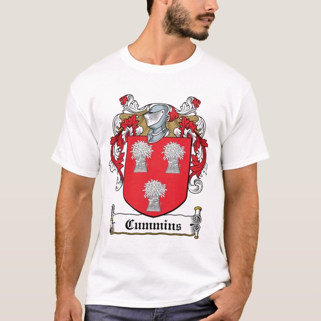 Camiseta Crista da família de Cummins (Frente)