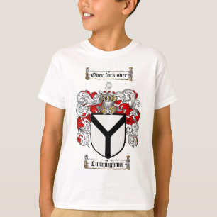 CAMISETA CRISTA DA FAMÍLIA DE CUNNINGHAM - BRASÃO DE