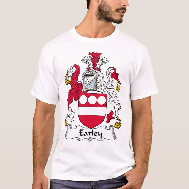 Camiseta Crista da família de Earley (Frente)