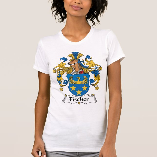 Camiseta Crista da família de Fischer (Frente)