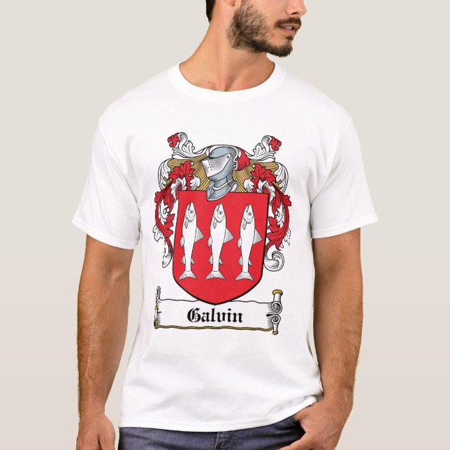 Camiseta Crista da família de Galvin (Frente)
