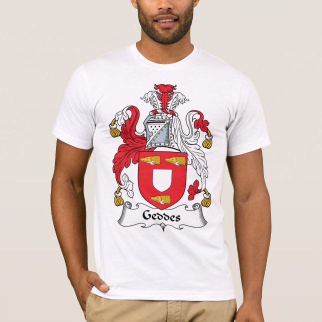 Camiseta Crista da família de Geddes (Frente)