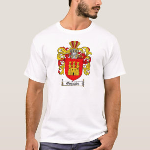 CAMISETA CRISTA DA FAMÍLIA DE GONZALEZ - BRASÃO DE GONZAL