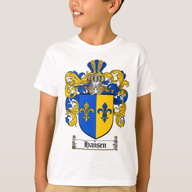 CAMISETA CRISTA DA FAMÍLIA DE HANSEN - BRASÃO DE HANSEN (Frente)