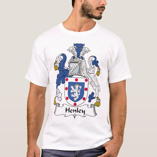 Camiseta Crista da família de Henley (Frente)