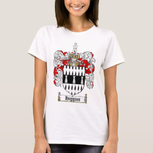 CAMISETA CRISTA DA FAMÍLIA DE HIGGINS - BRASÃO DE HIGGINS