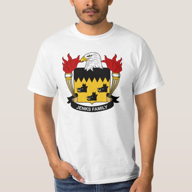 Camiseta Crista da família de Jenks (Frente)