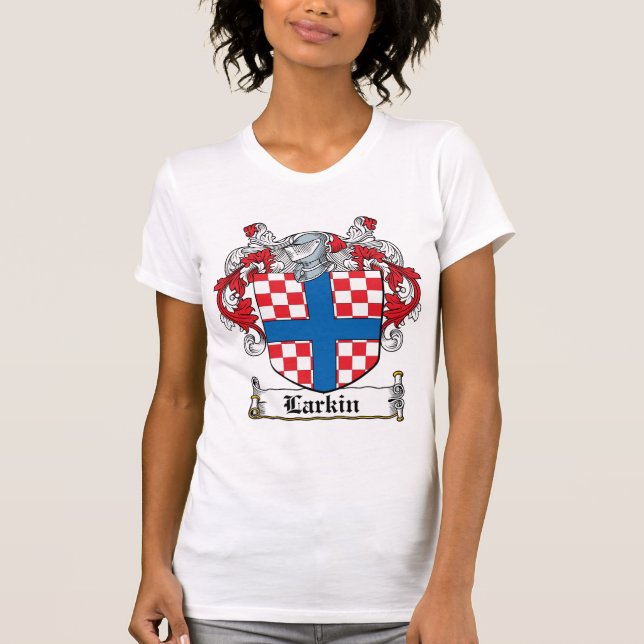 Camiseta Crista da família de Larkin (Frente)